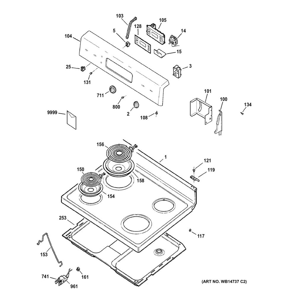 GE Range, Oven & Cooktop Range Oven Control Thermostat - WS01F02680