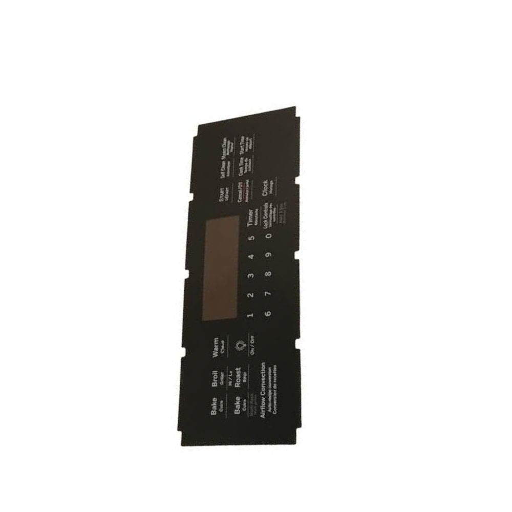 GE Range Oven Control Overlay - WS01F09033