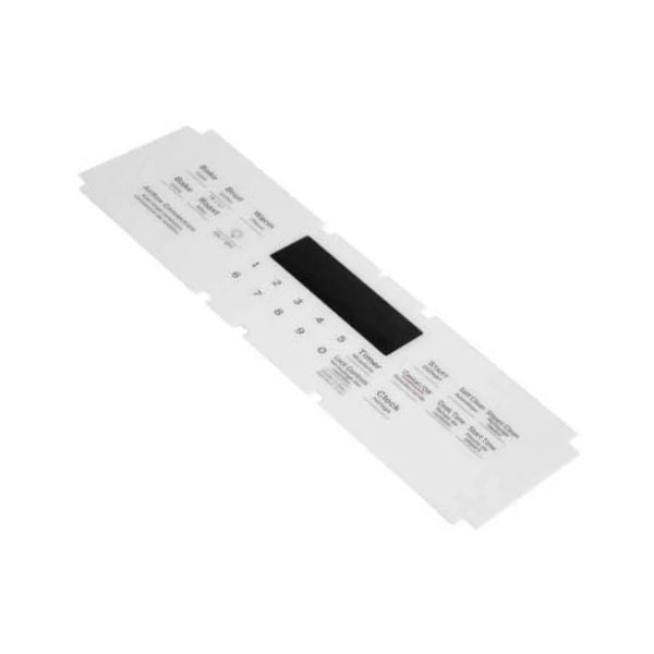 GE Range /Oven Range Oven Control Overlay - WS01F09123