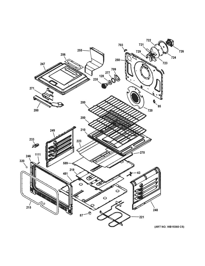 GE Range, Oven & Cooktop Range Oven Rack - WS01L11954