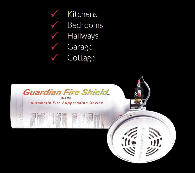 Guardian Fire Shield™ Automatic Fire Suppression Safety Device - Protect Your Space with Advanced Fire Safety Technology Guardian Fire Shield