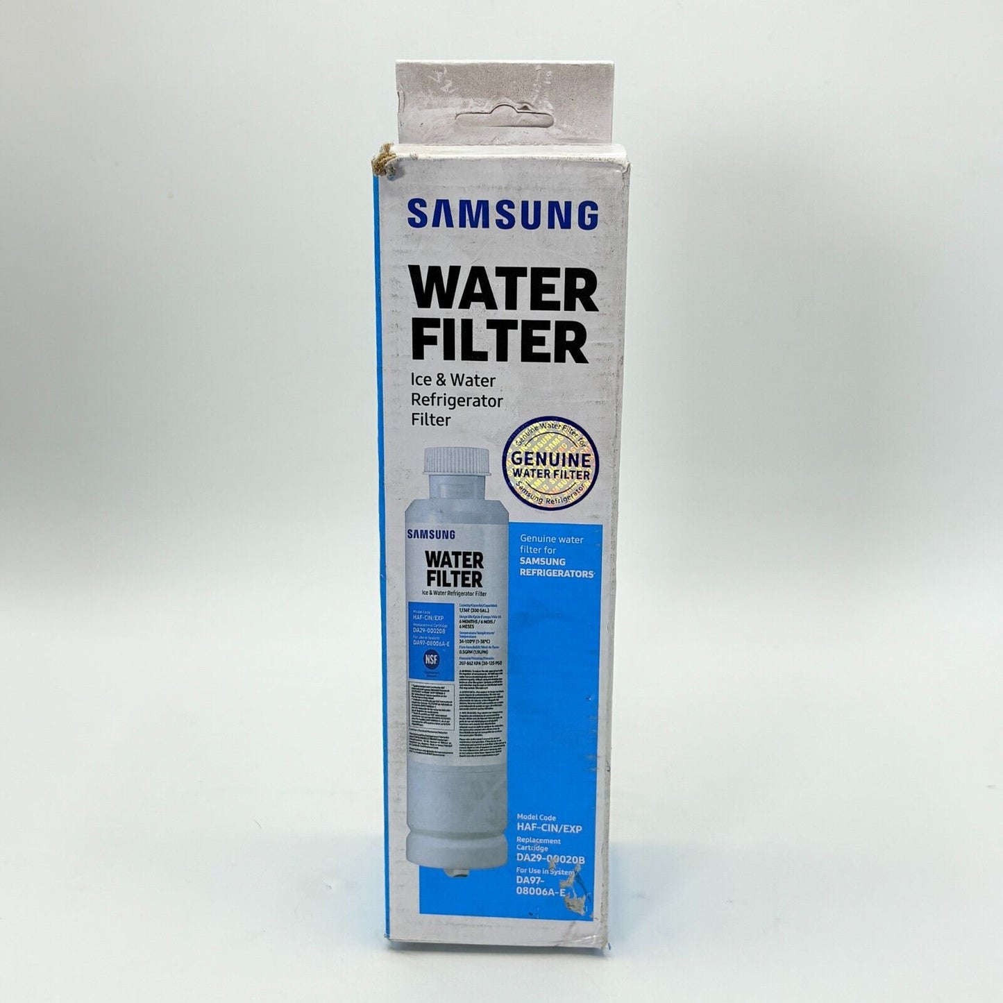 Samsung Refrigerator Water Filter - DA29-00020B, Replaces: DA29-00019A