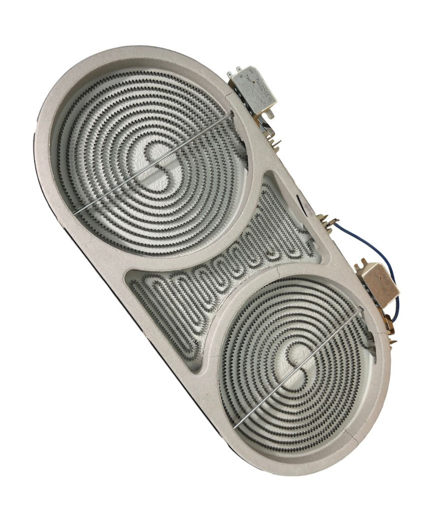 Whirlpool Range Radiant Surface Bridge Element/Burner - W10823695, REPLACES: 8285848 WP8285848 4458716 AP6030925 PS11764905 EAP11764905 PD00043775 INVERTEC