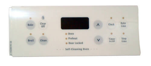 FRIG RA TIMER CLOCK OVERLAY WH -316220804, Replaces: 318214501 318214505 OEM PARTS WORLD