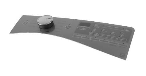 Whirlpool Washer Control Panel, Stainless - W10903217, Replaces: W10868488 W10892466 OEM PARTS WORLD