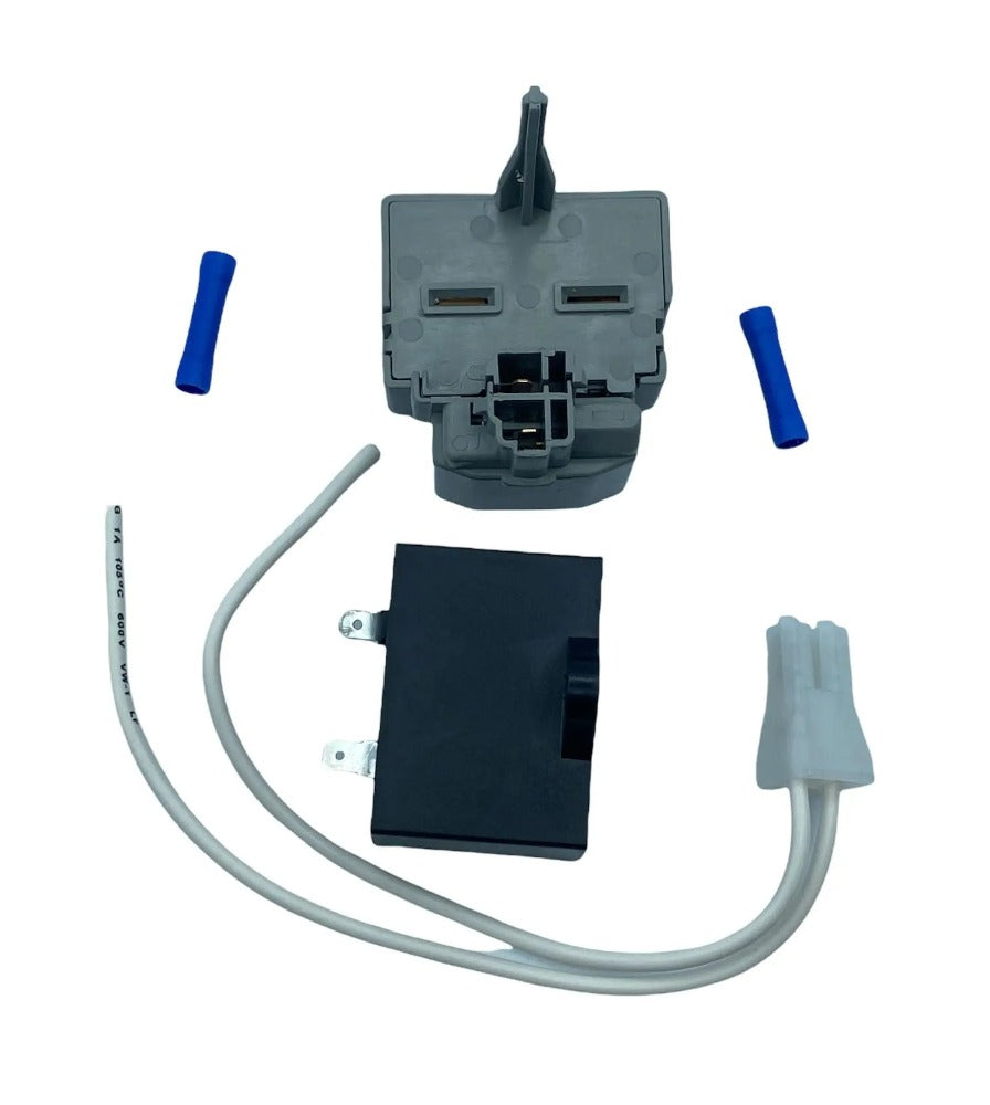G.E Refrigerator Start Device Kit - WR08X21100 or WR01L09340, REPLACES: AP5986440 PS11721884 EAP11721884 PD00036464 INVERTEC