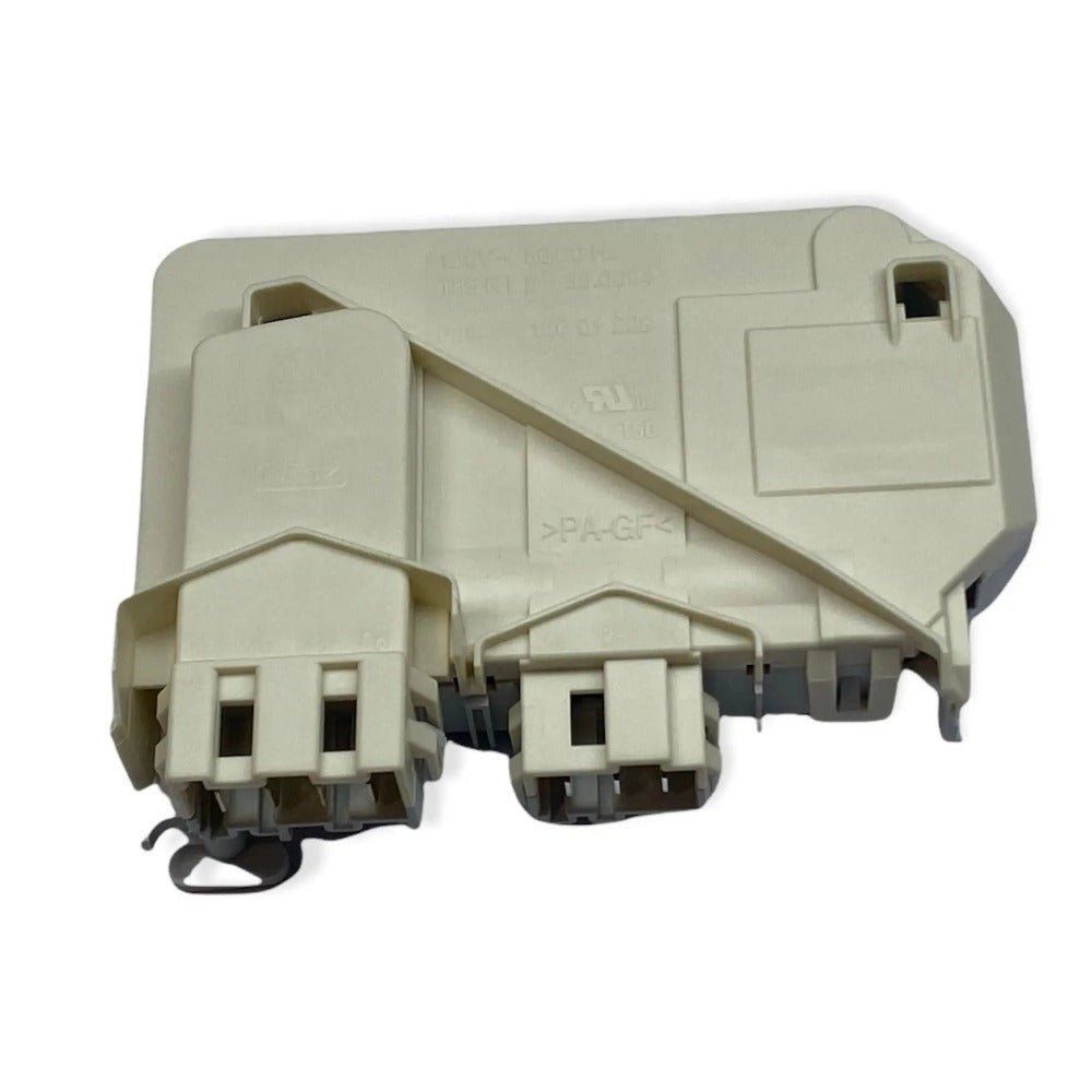 GE Washer Door Lock /Switch - WG04L01621 or WH10X10008 ,  REPLACES: 1556786 AH10055748 AH2374322 AP4508722 EA10055748 EA2374322 EAP10055748 EAP2374322 PS10055748 PS2374322 PD00037869 INVERTEC