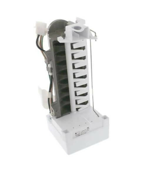 Whirlpool Refrigerator Complete Ice Maker Kit - 1129313, Replaces: 1105298 1114185 1118554 1118555 1118746 1129312 1129314 468150 8050 8050-1 8050-2 OEM PARTS WORLD