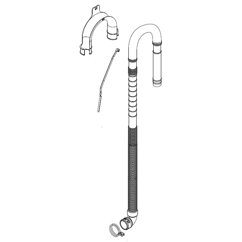 Whirlpool Washer Drain House OEM - W11551765, Replaces: W11392677 4963480 AP7033441 AP7033441 EAP7033441 PD00072065 PARTS OF CANADA LTD