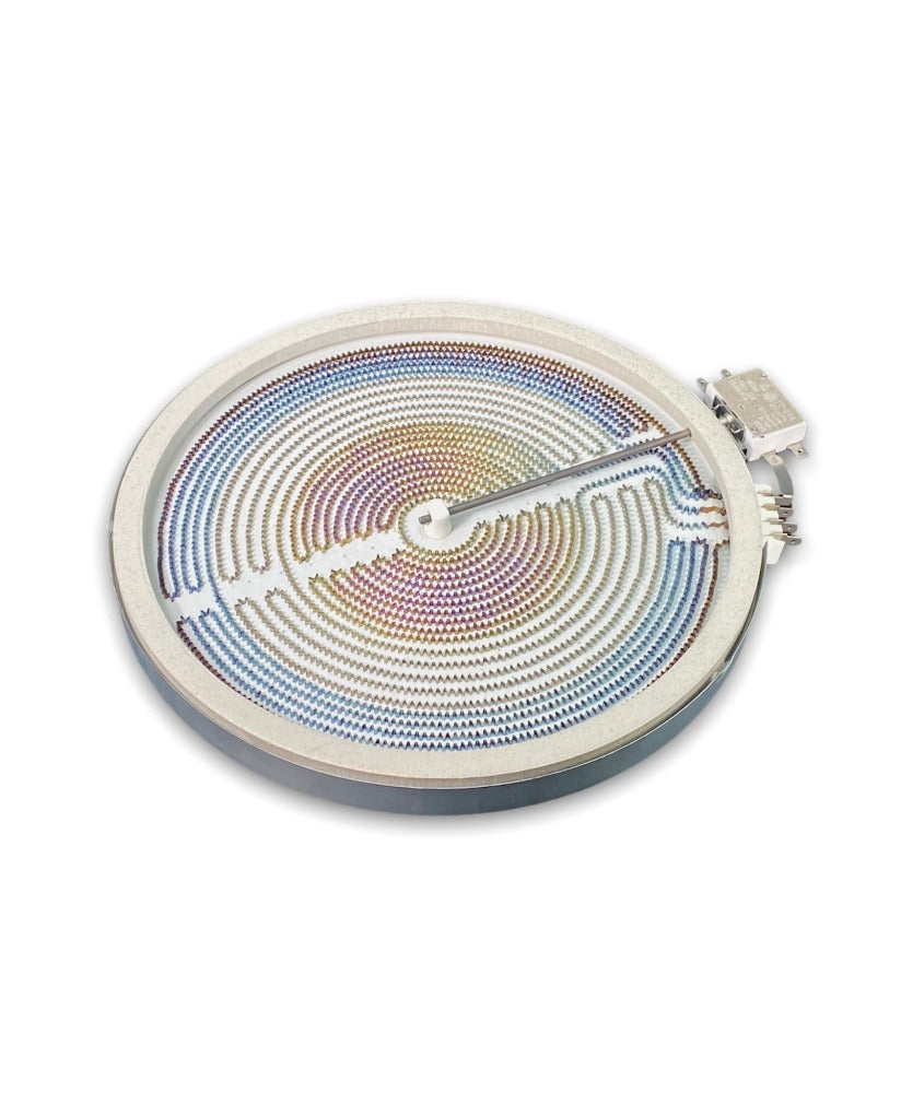 G.E Range Triple Ceramic Surface Burner - WG02F02055 or WB30T10126, REPLACES: 1474212 AH2321560 AH9861953 AP4344521 B01N6VHIRN EA2321560 EA9861953 EAP9861953 PS2321560 PS9861953 WB30T10126 PD00023259 INVERTEC