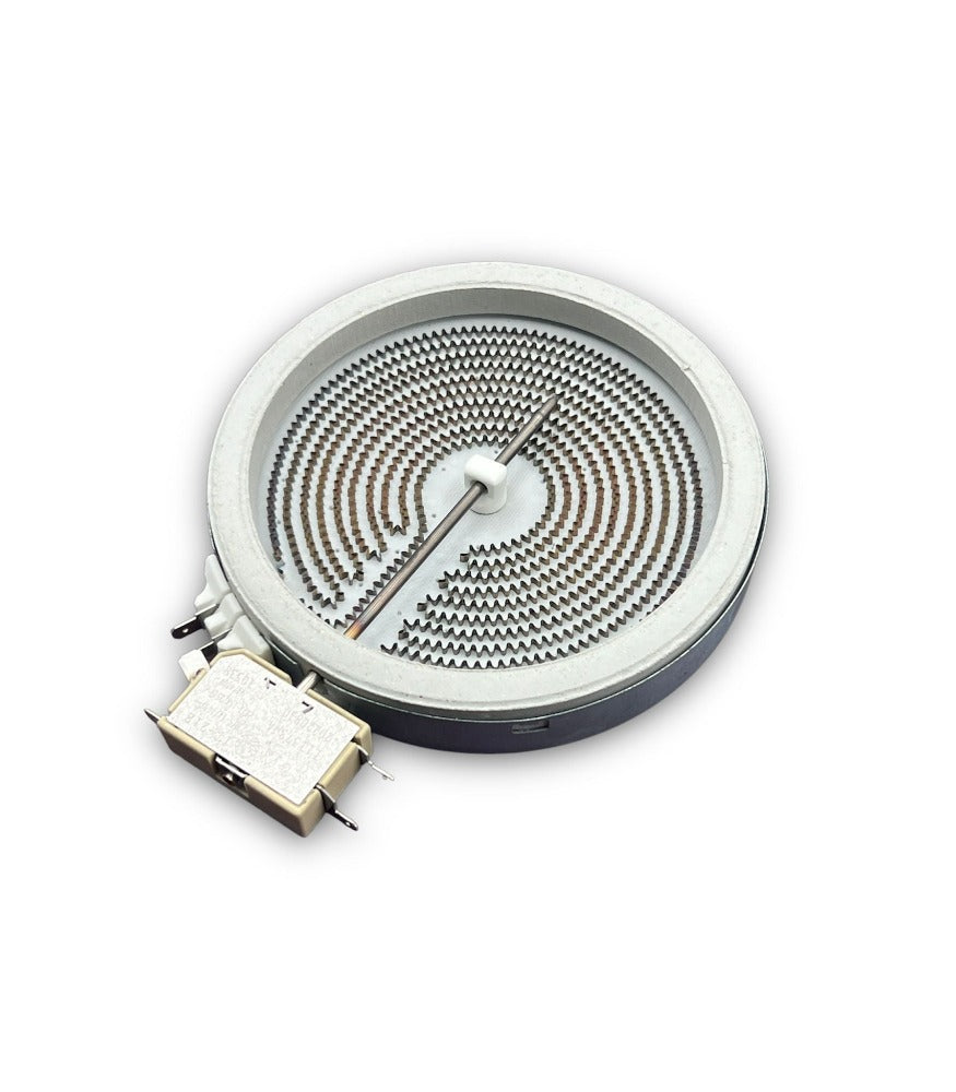 G.E Range Ceramic Surface Burner  - WG02F04327,  REPLACES: WB30T10097 WS01F01172 WB30X38928 WB30K10010 AP6996759 PS16225969 EAP16225969 PD00070734 INVERTEC