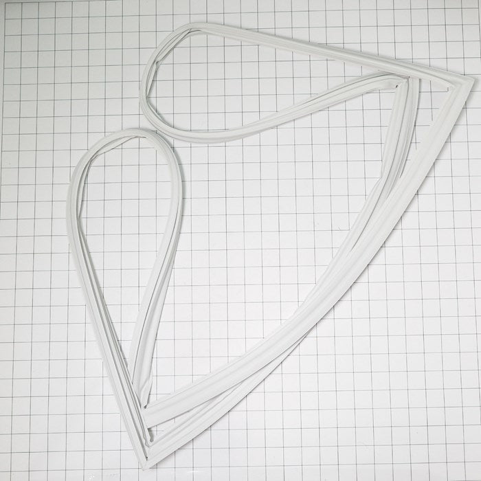 Whirlpool Refrigerator Door Seal /Gasket White OEM - WP12550109Q, Replaces: 10456801 10456801Q 10456831 10456831Q 10456853 10456853Q 12529009 12550109 12550109Q PD00023941 PARTS OF CANADA LTD