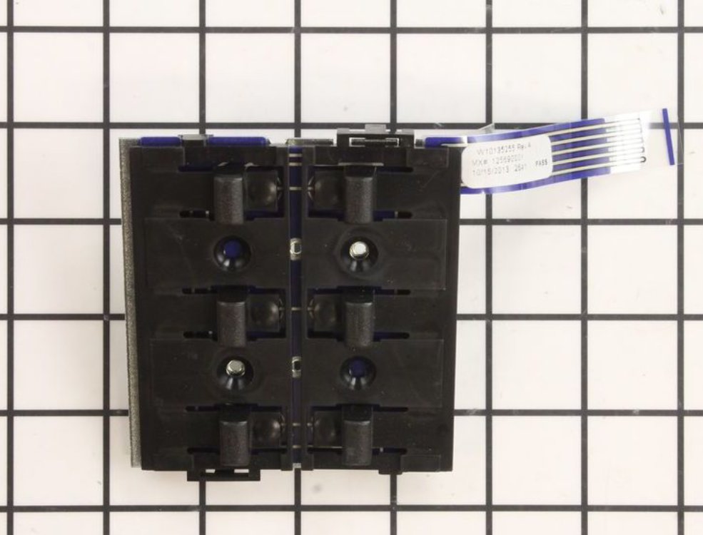 Whirlpool Washer Start Switch OEM - WPW10135389, Replaces: W10135389 2-6808 206808 PD00004275 1450300 AP4309007 EAP1960666 PS1960666 PARTS OF CANADA LTD