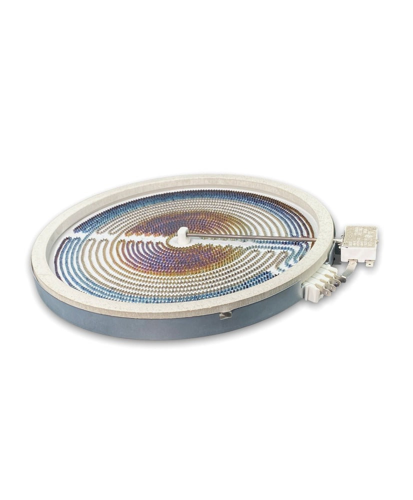 G.E Range Triple Ceramic Surface Burner - WS01F01160 or WB30M293, REPLACES: AH5573490 AH9864142 AP6035637 EA5573490 EA9864142 EAP5573490 EAP9864142 PS5573490 PS9864142 WB30M293 PD00049471 INVERTEC