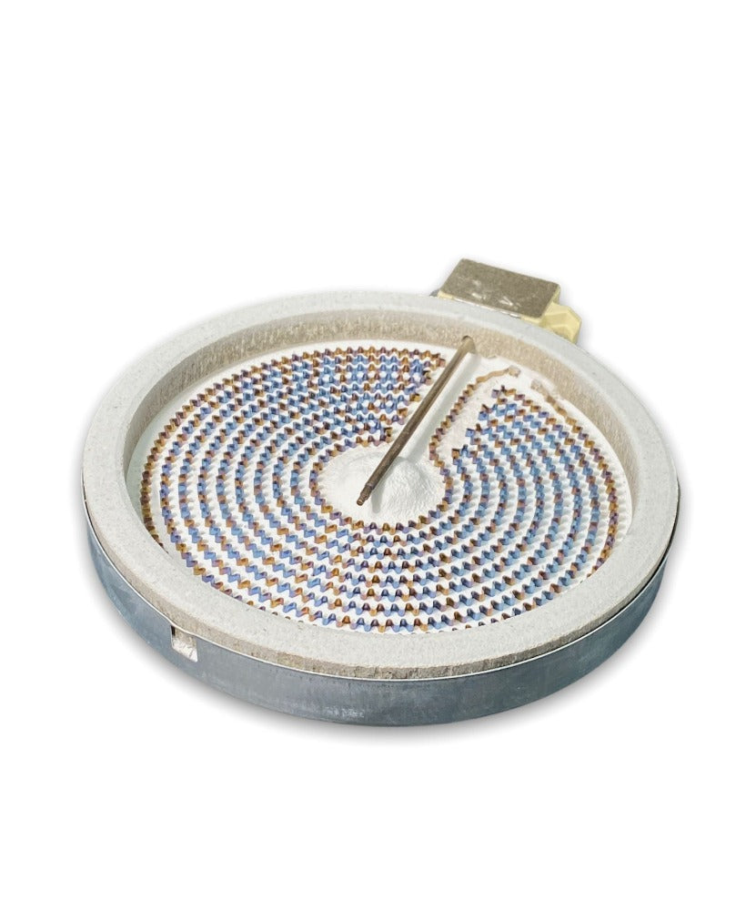 G.E Range Ceramic Surface Burner - WS01F01174 or WB30T10045, REPLACES: 205C2307P003 WB30K5031 WB30M275 WB30T10007 WB30T10045 WG02F04081 EAP11772323 PS11772323 PD00001351 INVERTEC