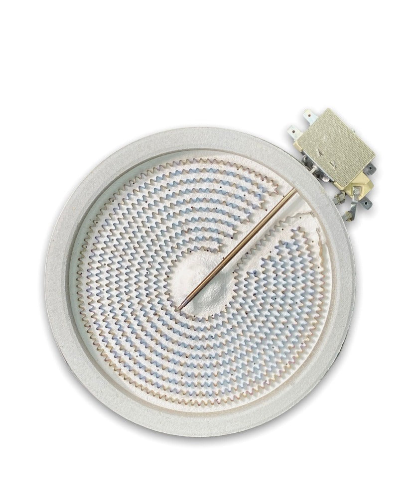 G.E Range Ceramic Surface Burner - WS01F01174 or WB30T10045, REPLACES: 205C2307P003 WB30K5031 WB30M275 WB30T10007 WB30T10045 WG02F04081 EAP11772323 PS11772323 PD00001351 INVERTEC