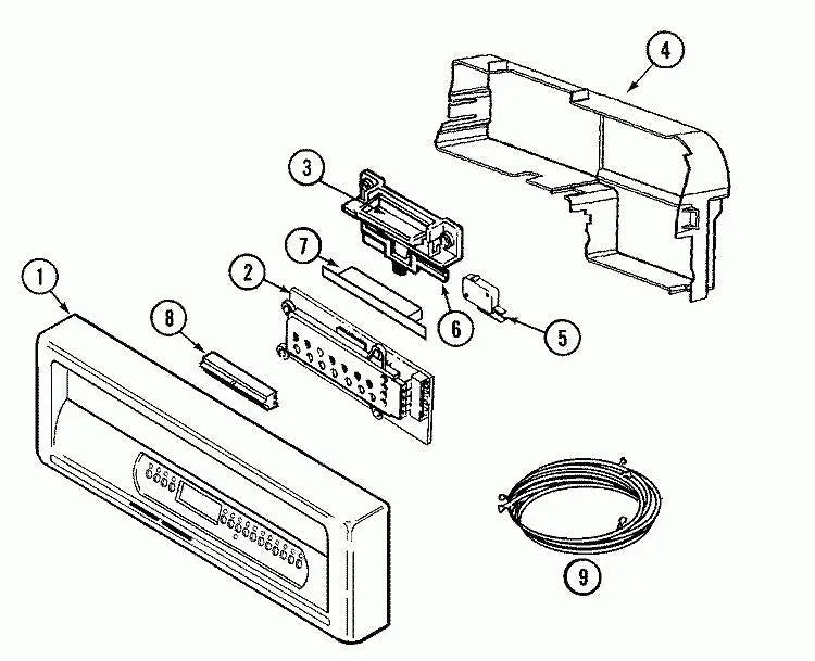 Whirlpool Dishwasher Electronic Control Board - WP99002823, Replaces: 99002823 OEM PARTS WORLD