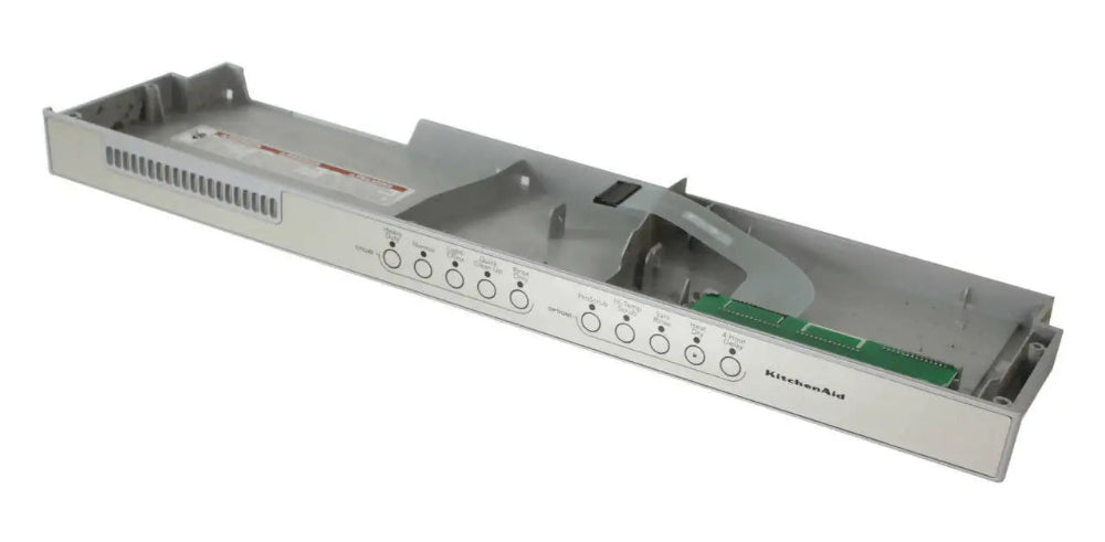 Whirlpool Dishwasher Touchpad & Control Panel Assembly, Stainless - WP8574136, Replaces: 4438751 8572473 8572481 8574136 AH11746704 AP6013478 EA11746704 EAP11746704 PS11746704 W10081020 W10083824 W10083991 OEM PARTS WORLD