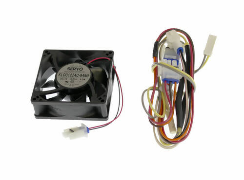 GE Refrigerator QC Fan and Wire Harness Assembly - WR01F03381, Replaces: PS10065361 WR17X13035 OEM PARTS WORLD
