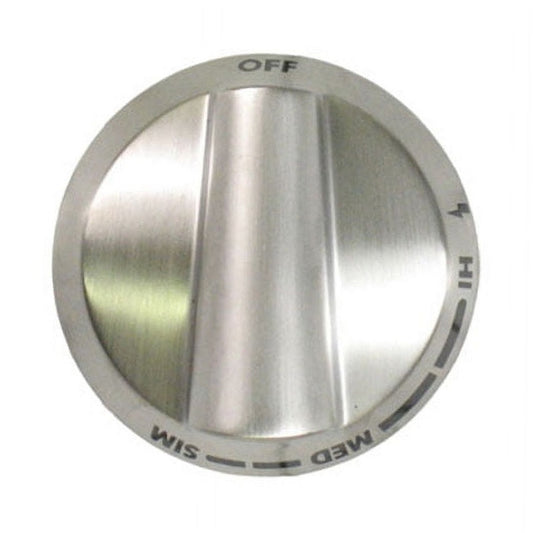 Bosch Range, Oven & Cooktop Knob (Stainless) - 00609105, Replaces: 609105