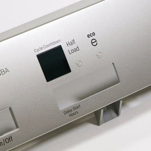 Façade de panneau de commande pour lave-vaisselle Bosch (argent) - 00665887, remplace : 665887