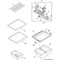 Frigidaire Refrigerator 'Spill-Safe' Shelf - 240358928, Replaces: 240358903