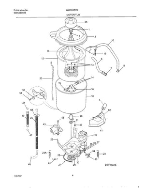 Condensateur pour lave-linge Frigidaire - 131212301