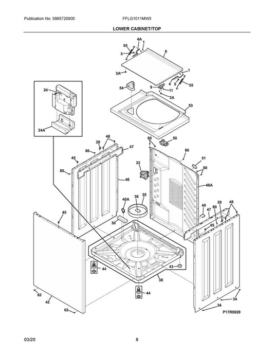 Frigidaire Washer Motor Control Board (No Housing) - 137469113NH, Replaces: 137469113