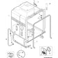 Frigidaire Dishwasher Door Gasket Seal - 154827601, Replaces: 154211801