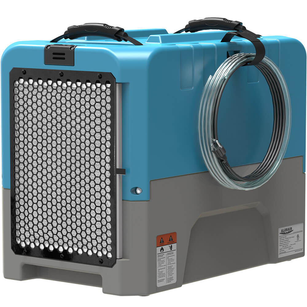 AlorAir LGR Extreme Industrial Commercial Dehumidifier Auto Shut Off with Pump, 5 Years Warranty, Compact, cETL Listed, up to 180 PPD (Saturation), for Garages, and Flood Restoration AlorAir