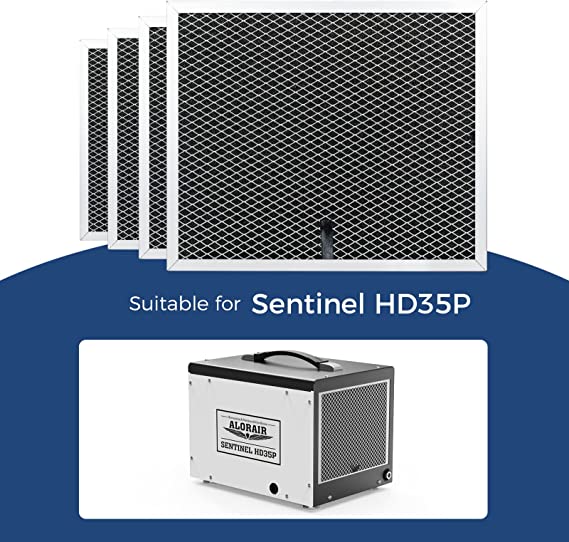 AlorAir® 4 Pack MERV-1 filter for Sentinel HD35P AlorAir