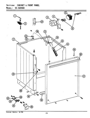 Kit de connecteur de rupture de siphon pour lave-linge Whirlpool - 206638, remplace : 2-5662