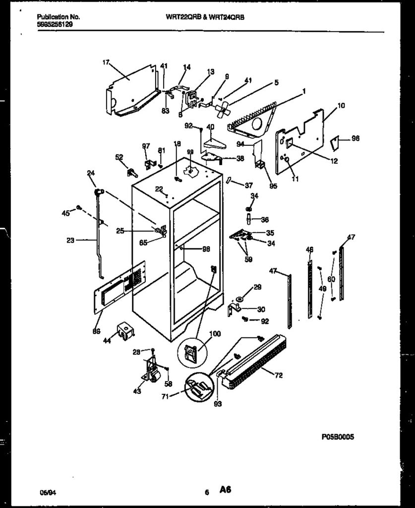 Frigidaire Refrigerator & Freezer Refrigerator Screw - 218188000