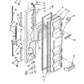 Whirlpool Refrigerator & Freezer Freezer Door Gasket - 2188405A, Replaces: 836228