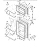 Frigidaire Refrigerator & Freezer Door Rack Support (Left Side) - 240311501