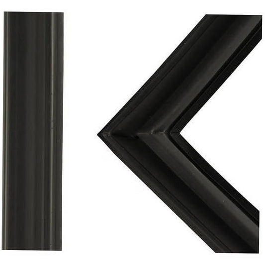 Frigidaire Refrigerator & Freezer Fresh Food Door Gasket (Black) - 241510203, Replaces: 241510205