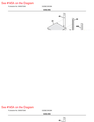 Frigidaire Refrigerator Support Bracket - 242058709, Replaces: 241788701