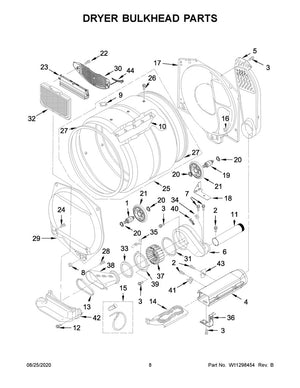 Kit fusible thermique et thermostat pour sèche-linge Whirlpool - 279769, remplace : 2004