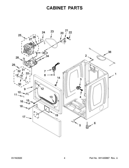 Whirlpool Dryer Broken Belt Switch Kit - 279782, Replaces: 3388223