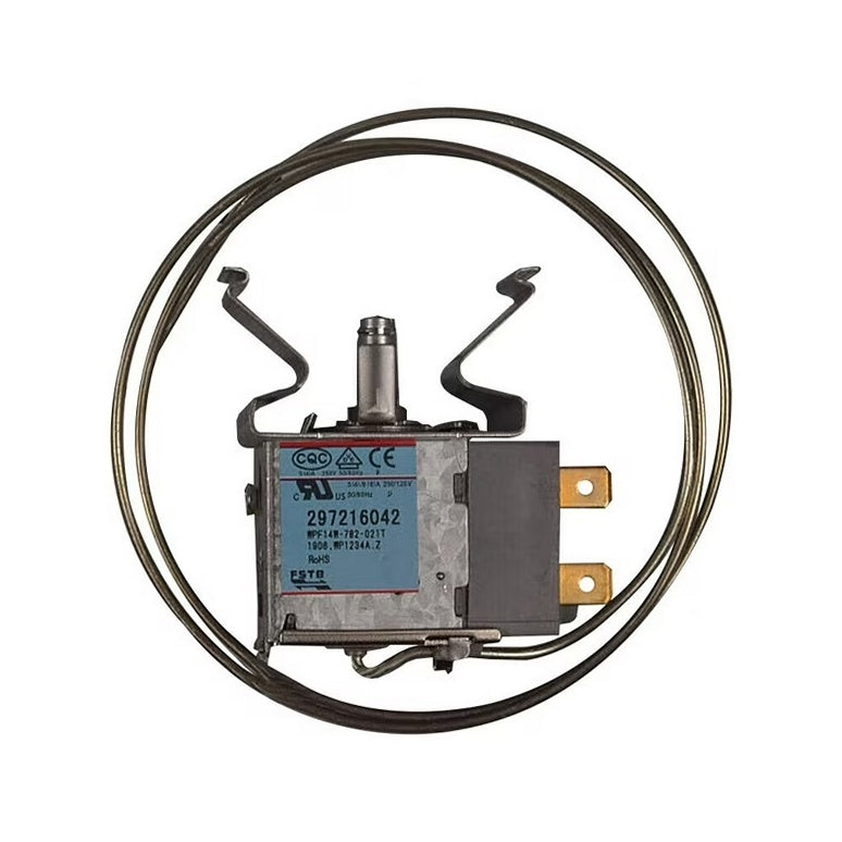 Frigidaire Refrigerator & Freezer Temperature Control Thermostat - 297216042, Replaces: 297216018
