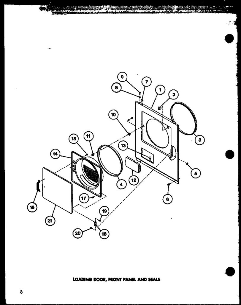 Whirlpool Dryer Door Latch - 306436, Replaces: 3-13912