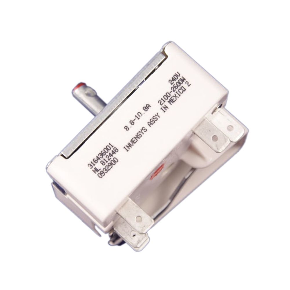 Frigidaire Surface Burner Range Surface Element Switch OEM - 316436001 - 316021501, Replaces: 5304506425