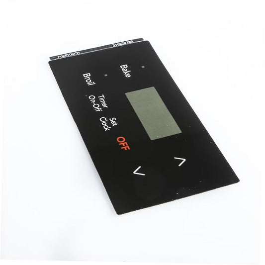 Frigidaire Range, Oven & Cooktop Touchpad Overlay (Black) - 316220729, Replaces: 316220701