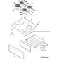 Frigidaire Range, Oven & Cooktop Drawer Glide - 316407402, Replaces: 316407400