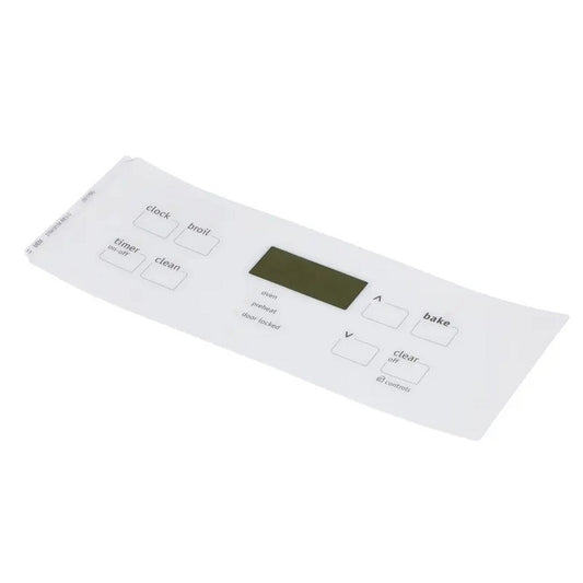 Frigidaire Range, Oven & Cooktop Clock Overlay (White) - 316419134, Replaces: 316352000