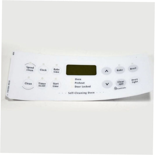 Frigidaire Range, Oven & Cooktop Clock Overlay (White) - 316419304, Replaces: 316419305