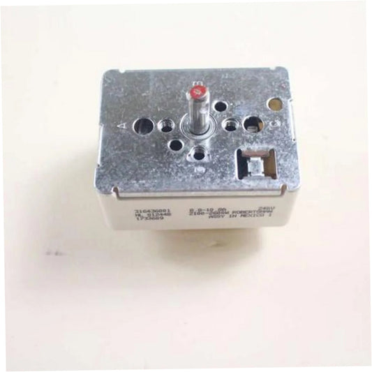 Frigidaire Range, Oven & Cooktop Infinite Switch (Large Burner) - 316436001, Replaces: 316021501