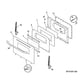 Frigidaire Range, Oven & Cooktop Door Handle (White) - 316545301, Replaces: 316020200