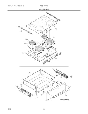 Frigidaire Range /Oven Range Radiant Surface Element, 9", 2700W - 318198838