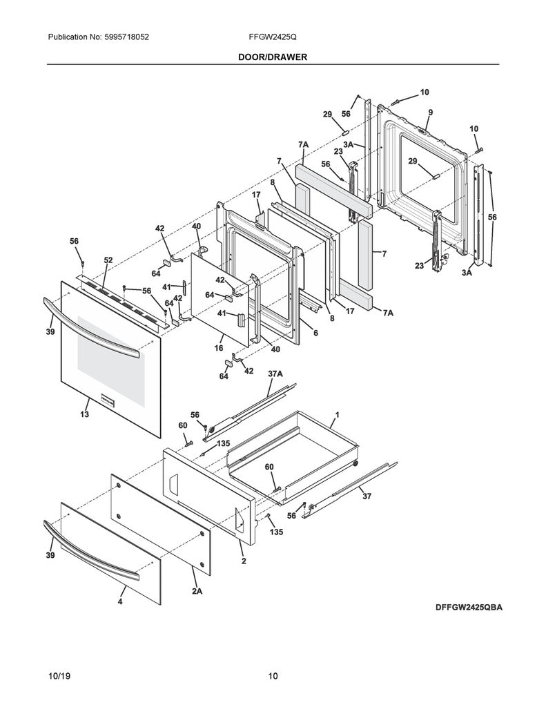 Frigidaire Range, Oven & Cooktop Drawer Roller - 318332211, Replaces: 318332200